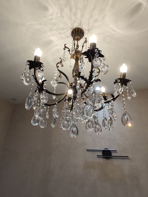 Çılçıraq, 6 lampa, Xrustal — Bakı