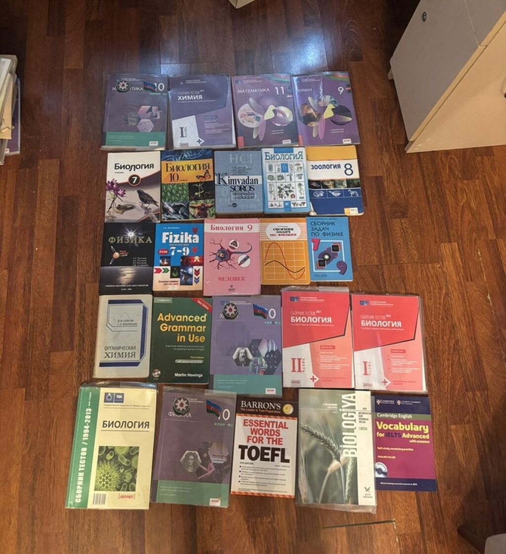 Mövzu kitabları və imtahan hazırlığı üçün geniş kitab toplusu - Orta — Kitablar, Bakı (2)