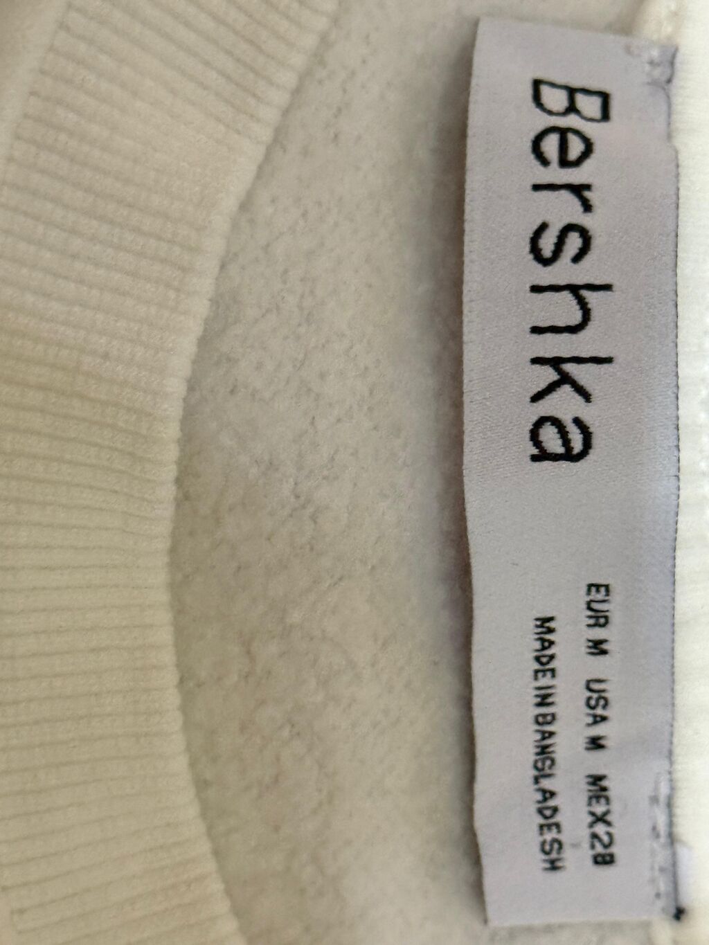 Svitşot, Bershka, M, rəng - Ağ — Hodie və sviter, Bakı (6)