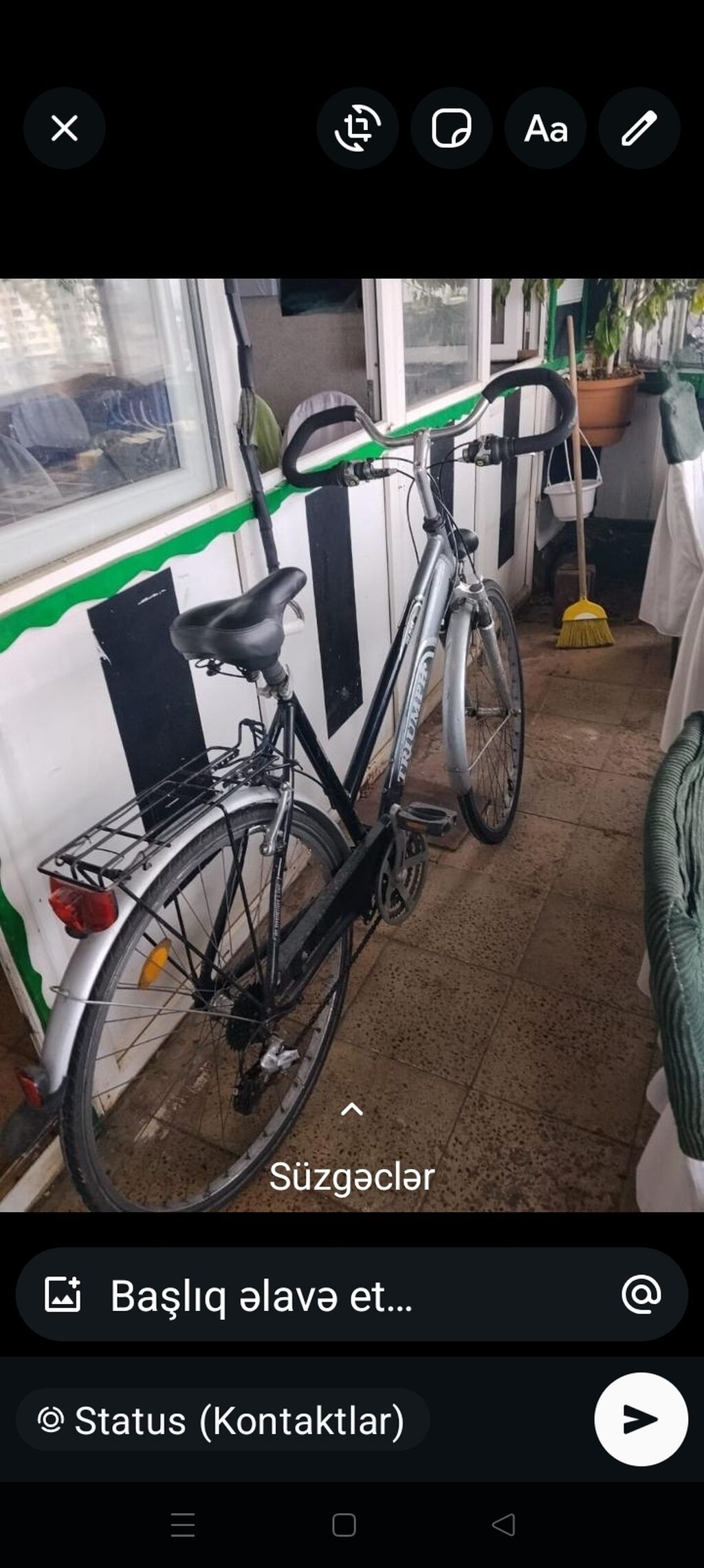Triumph PS 333 şəhər/trek velosipedi - Alüminium gövdə, yüngül və — Yol velosipedləri, Digah (3)