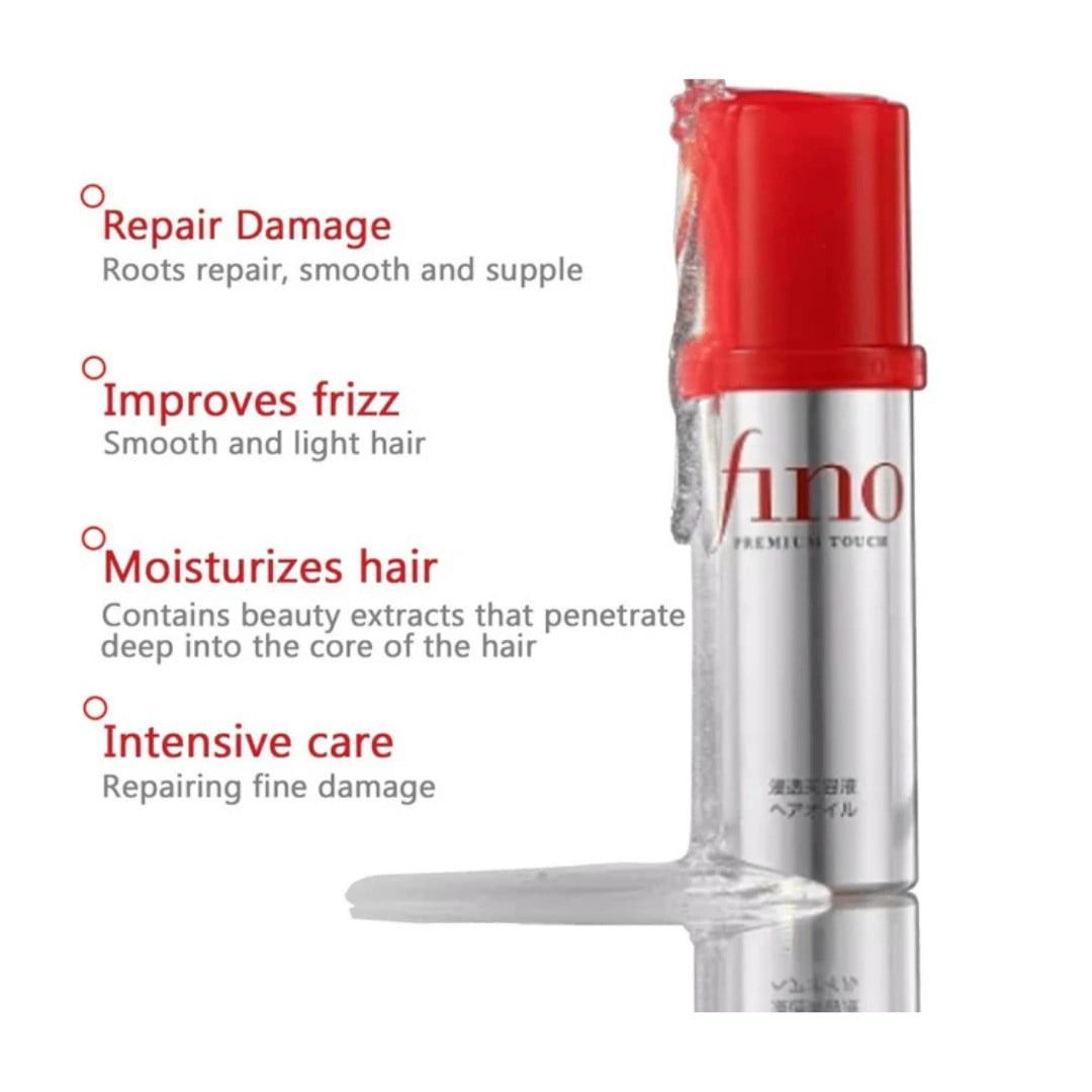 Saçlar üçün yağ Fino Premium Touch Essence 70 ml - 4550516493590 — Mallar, Bakı (3)
