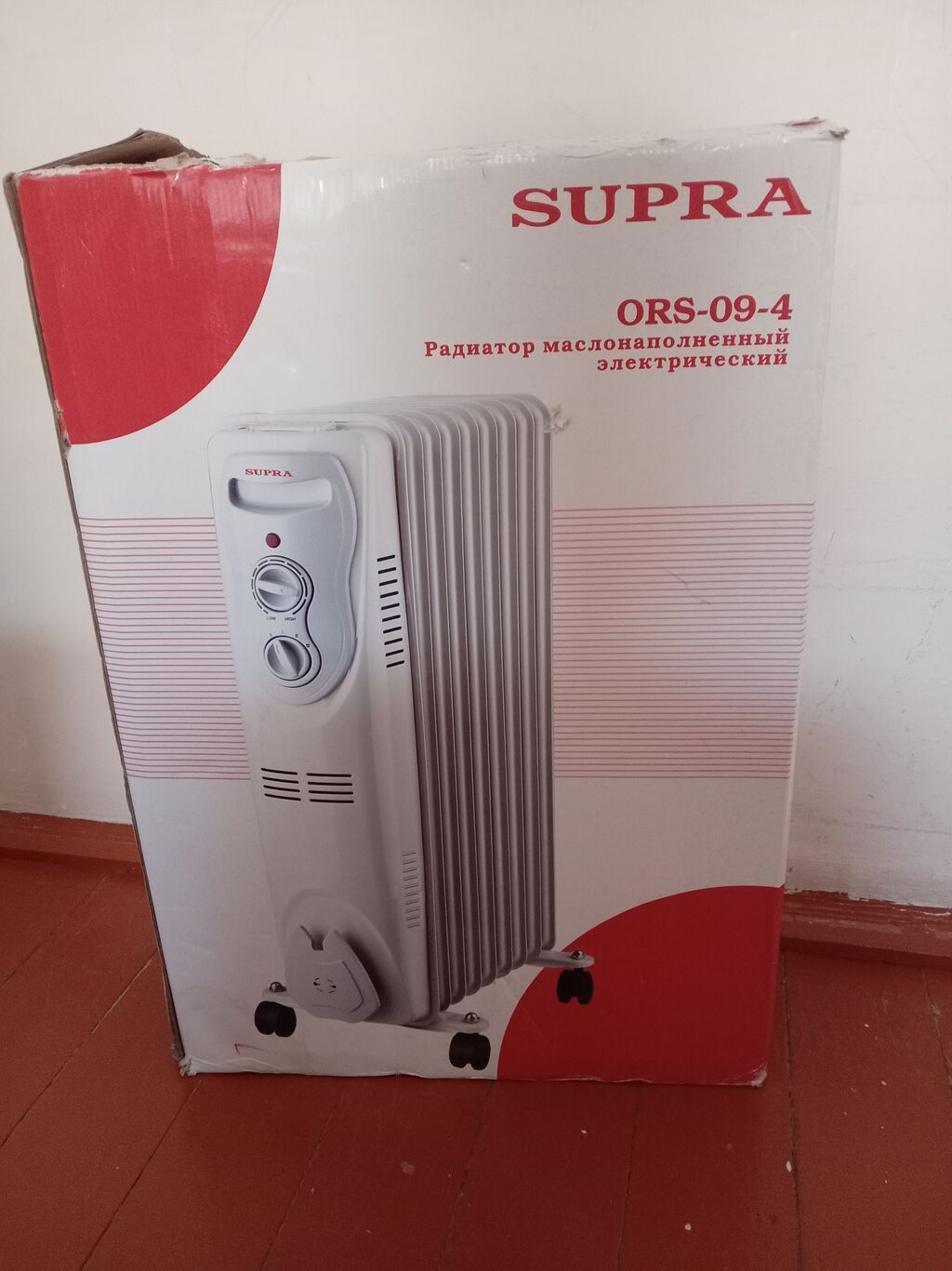 Supra ORS-09-4 yağla doldurulan elektrik radiatoru - Yağ radiatoru, 9 — Isıtıcılar və isı ventilatorları, Bakı (4)