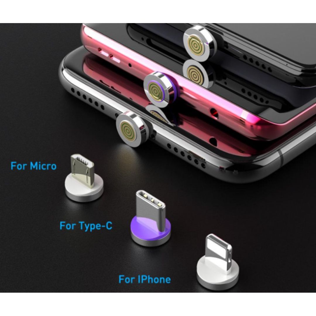 3-ü 1-də maqnit kabeli Kaku KSC-234 USB Type-C / Lightning / MicroUSB 1m — Telefonlar və qadjetlər, Bakı (2)