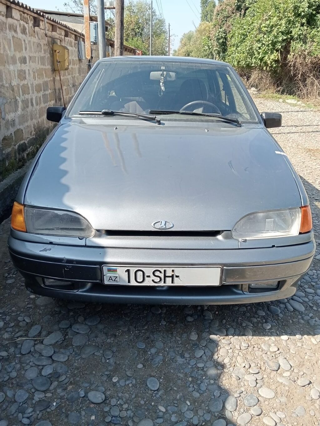 Lada Samara sedan - Kuzov: 4 qapılı sedan, boz rəng - Mühərrik — Avtomobillər, Quba (2)