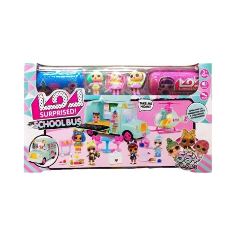 Oyun dəsti LOL Surprise 2 in 1 School Bus and Classroom, 3+ — Bakı