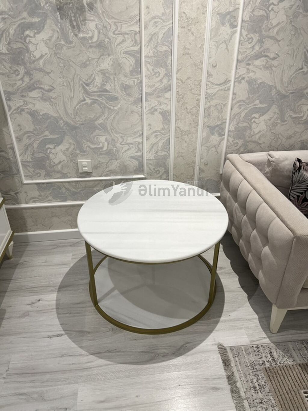 Yumru masa, Açılmayan, Təkərsiz, Zəmanətsiz — Yataq otağı mobilya dəstləri, Bakı (3)