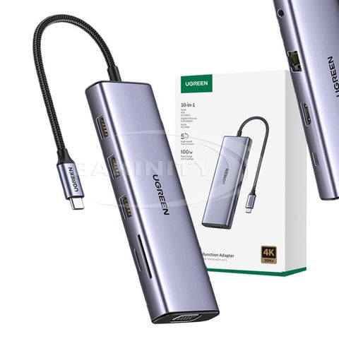 Ugreen Tablet CM498 USB C Hub, 10-in-1(15601) — 95 ₼ · Bakı · Kompüterlər və noutbuklar Ugreen Tablet CM498 USB C Hub, 10-in-1(15601) — Bakı
