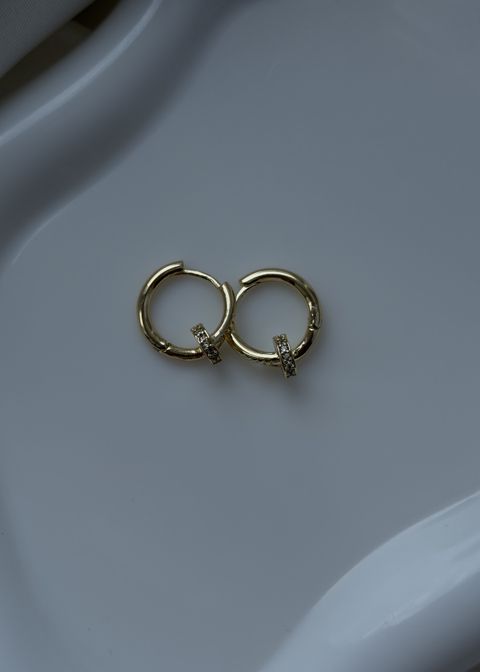 Sırğa-halqa 2669915, polad, 13 mm — Bakı
