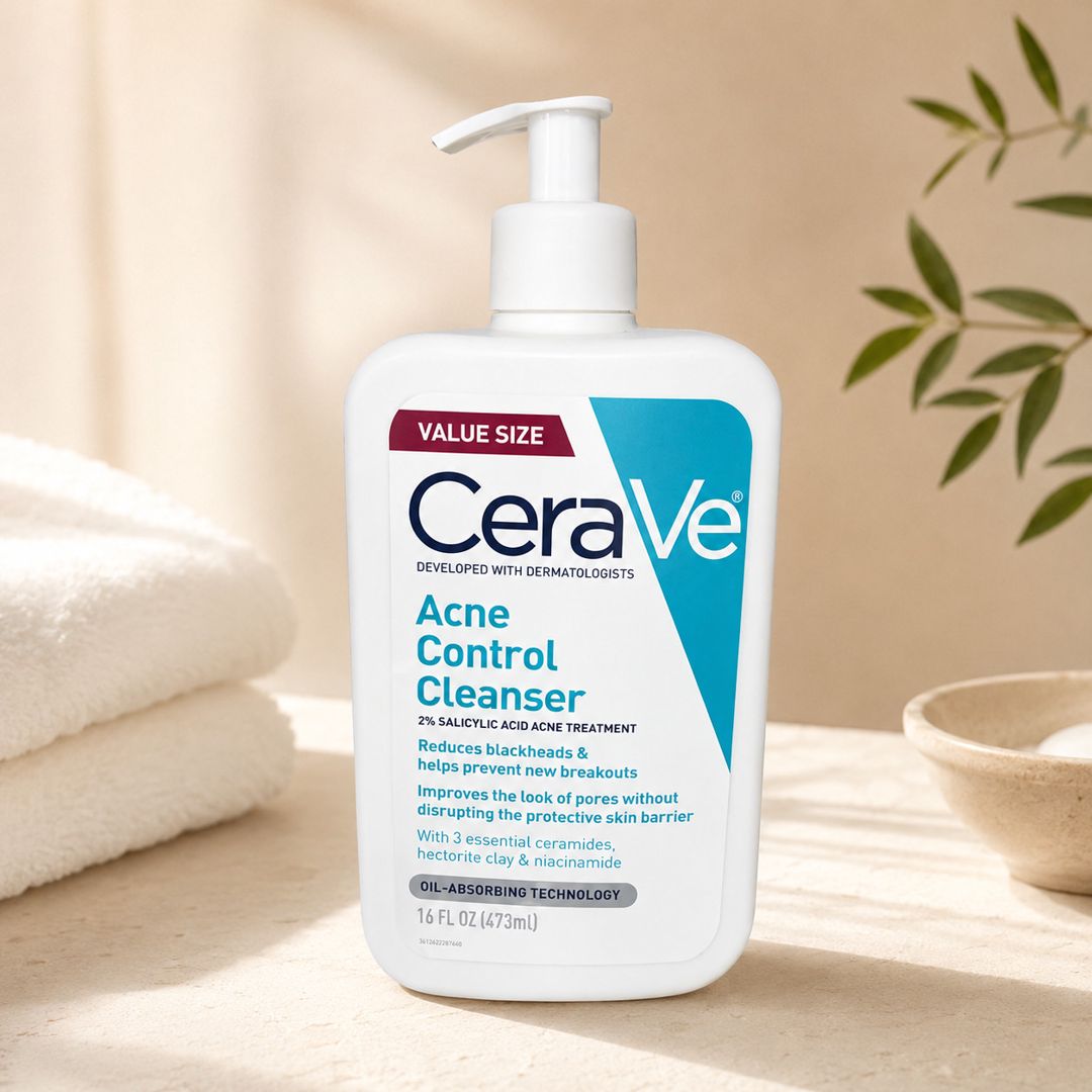 No Brand Acne Control Cleanser, Sızanaq və Qara Nöqtə Əleyhinə Üz Təmizləyici Gel, 473 ml — Mallar, Bakı