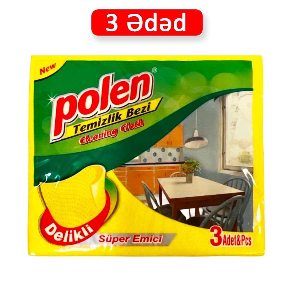 Əski dəsti Polen HomeM-609, 3 ədəd, sarı — Mallar, Bakı