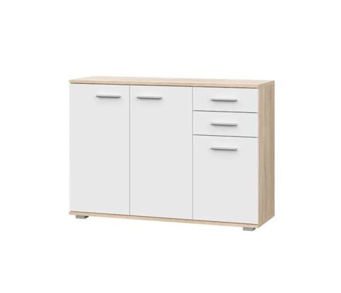 Komod, 73.5x34x103.5 sm, Ldsp, ağ/qəhvəyi — 319 ₼ · Bakı · Mallar Komod, 73.5x34x103.5 sm, Ldsp, ağ/qəhvəyi — Bakı