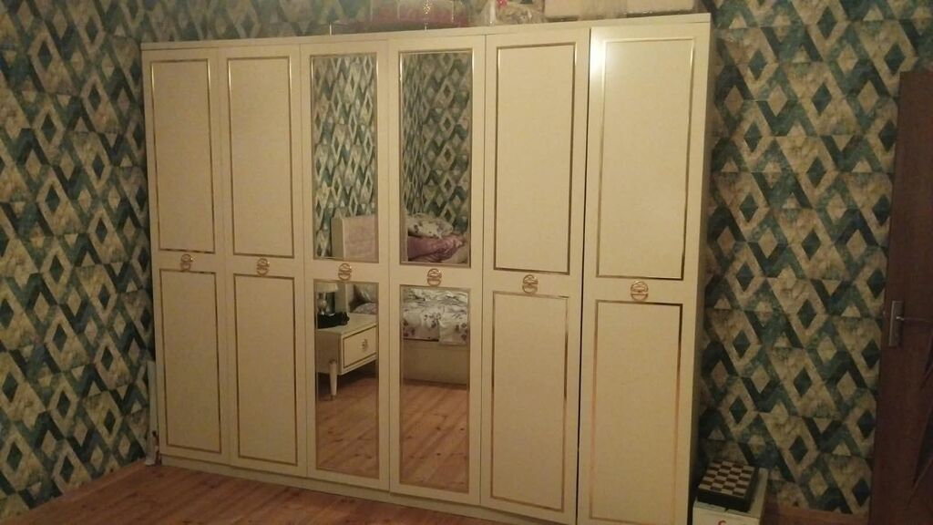 İkinəfərlik çarpayı, Dolab, Termo, 2 tumba, İşlənmiş — Yataq otağı mobilya dəstləri, Bakı (2)