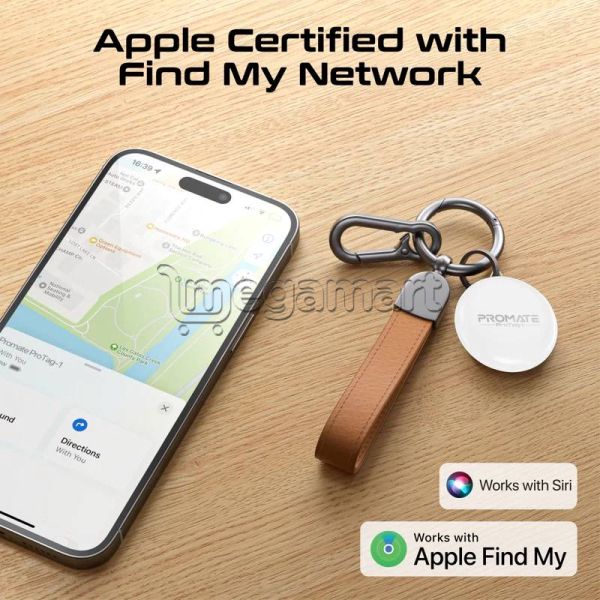 Ultra-kompakt, ağıllı, dəqiq, simsiz izləmə etiketi Promate Smart Tracking Wireless Tag PROTAG-1.WHITE — Sensorlar və tənzimləyicilər, Bakı (2)