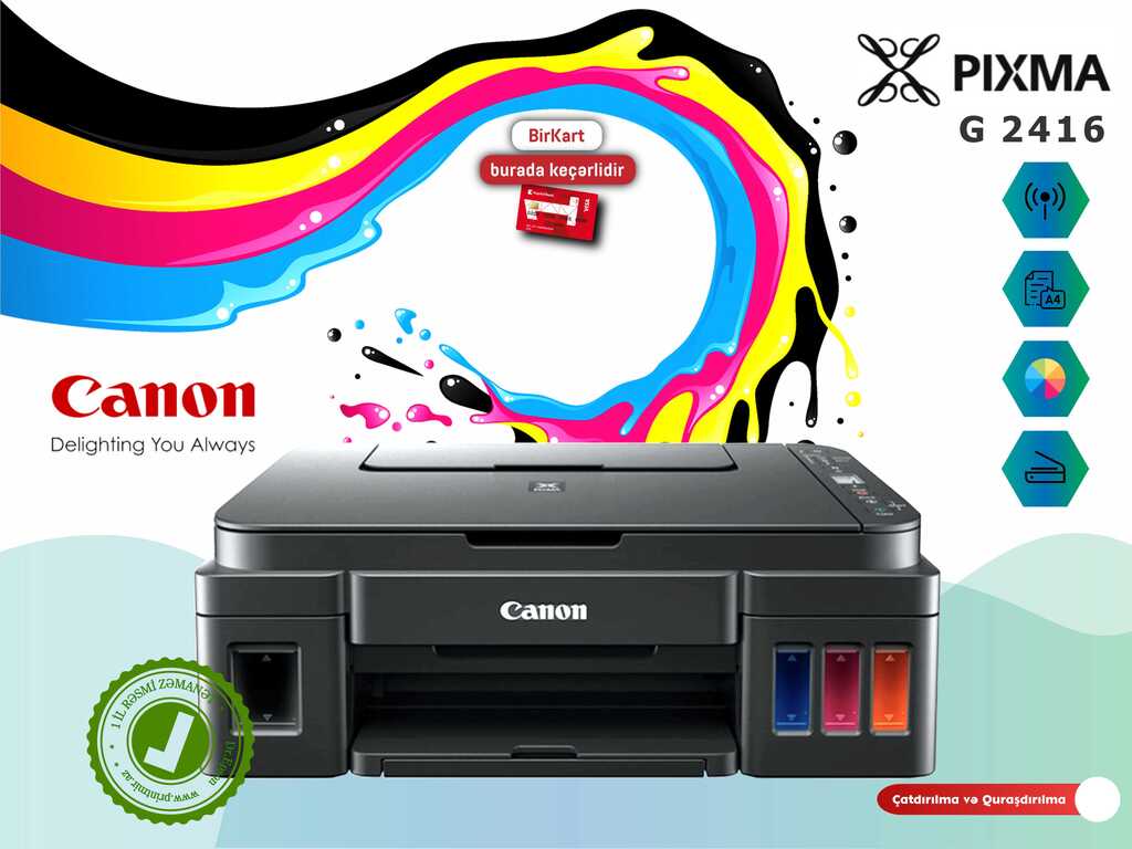 Printer "Canon Pixma G2416" — Ofis texnikası və istehlak malları, Bakı