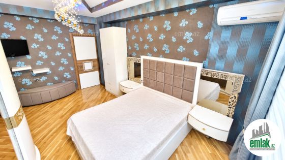 İcarəyə verilir 3 otaqlı 135 m² yeni tikili Şah İsmayıl Xətai m — Mənzil (9)
