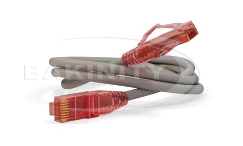 Lan kabel Hyperline U/utp Cat5 2m gray — Bakı