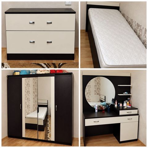 Oğlan və qız üçün, İşlənmiş, Təknəfərlik çarpayı, Yazı masası, Dolab, Termo — 300 ₼ · Bakı · Uşaq mebeli dəstləri Oğlan və qız üçün, İşlənmiş, Təknəfərlik çarpayı, Yazı masası, Dolab, Termo — Bakı