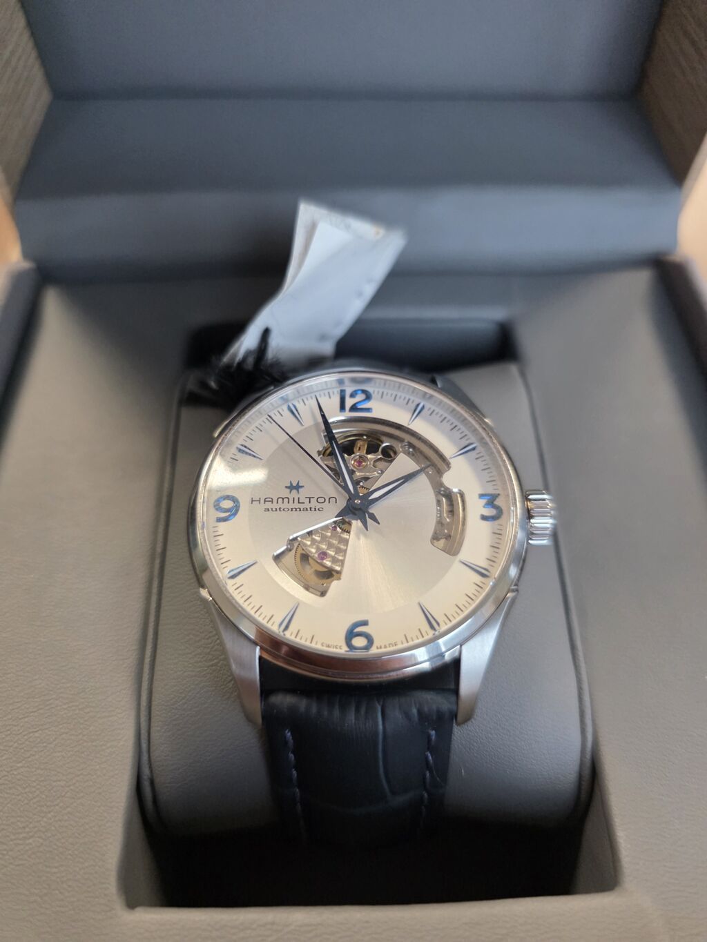 Hamilton Jazzmaster Open Heart 42 mm Automatic qol saatı - Mexanizm — Qol saatları, Bakı (4)
