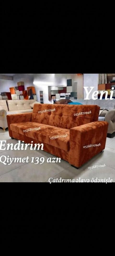 Divan, Yeni, Açılan, Bazalı, Parça, Ödənişli çatdırılma — Brend mebel sifarişle.