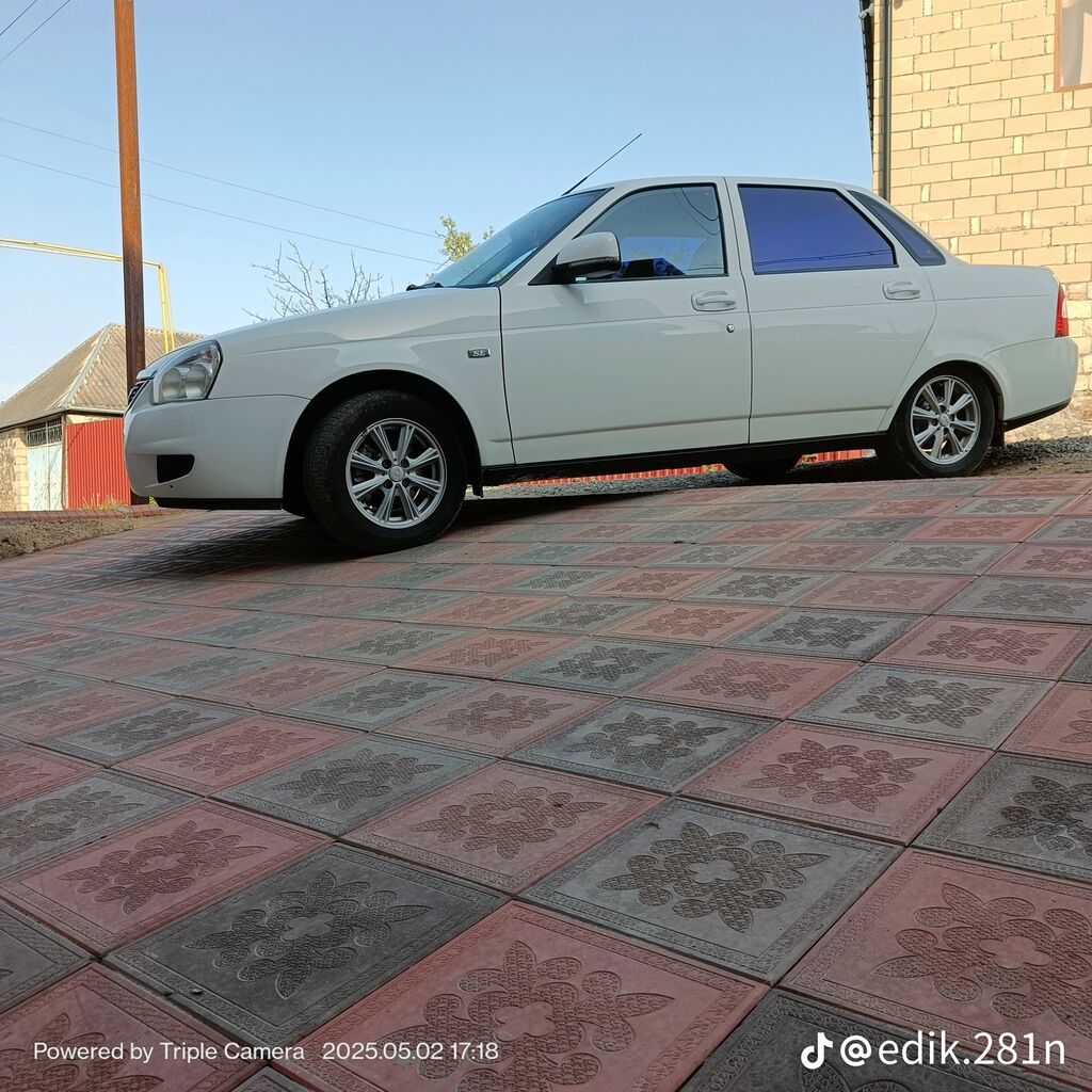 Lada Priora sedan — ağ rəng, 4 qapı, ön ötürücülü. ili 2014 Texniki 11-BJ-281 — Avtomobillər, Şəmkir (3)