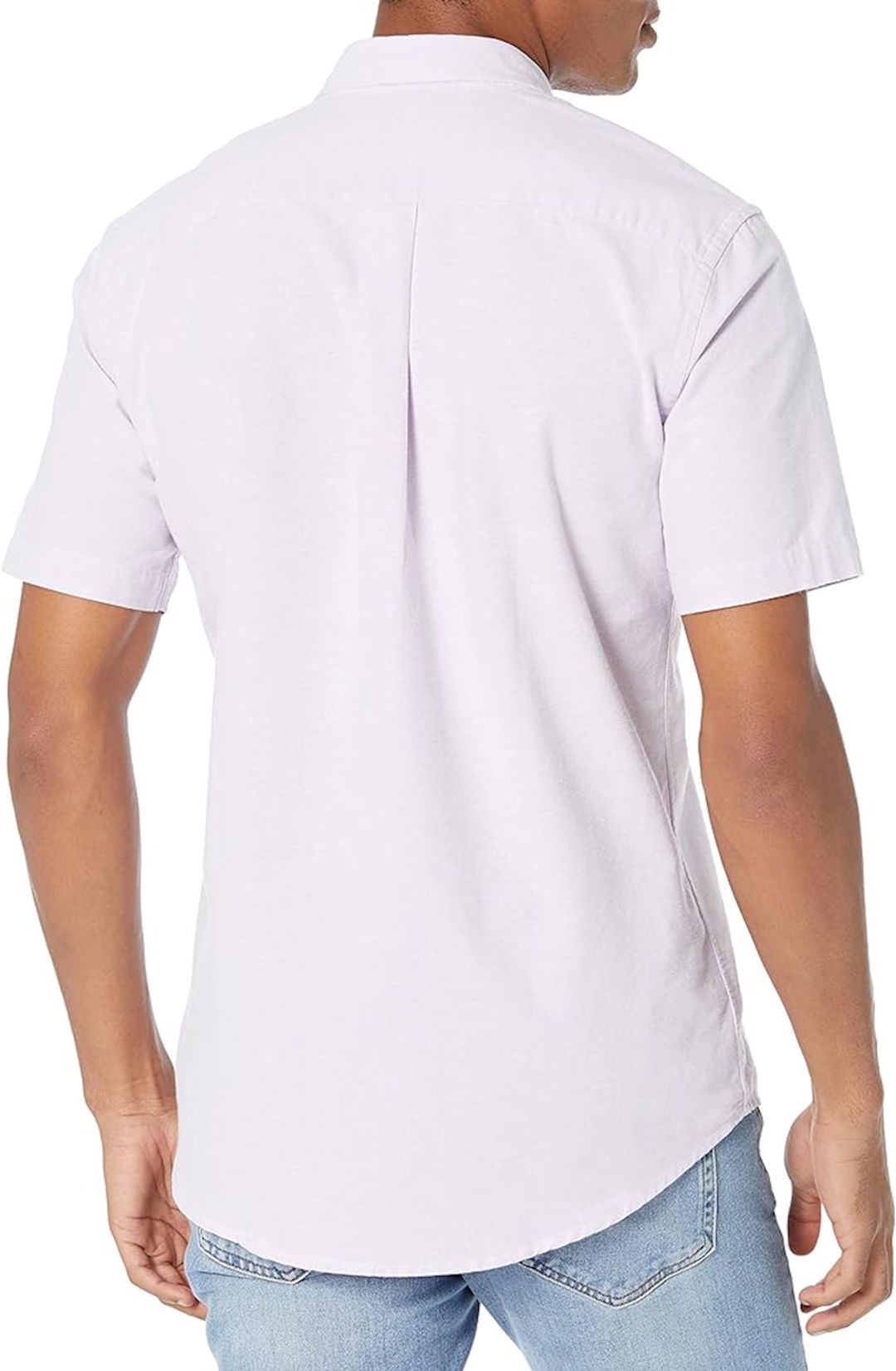 Kişilər üçün qısaqol köynək Amazon essentials Mens Oxford shirt ağ, pambıq, ölçü S — Mallar, Bakı (3)
