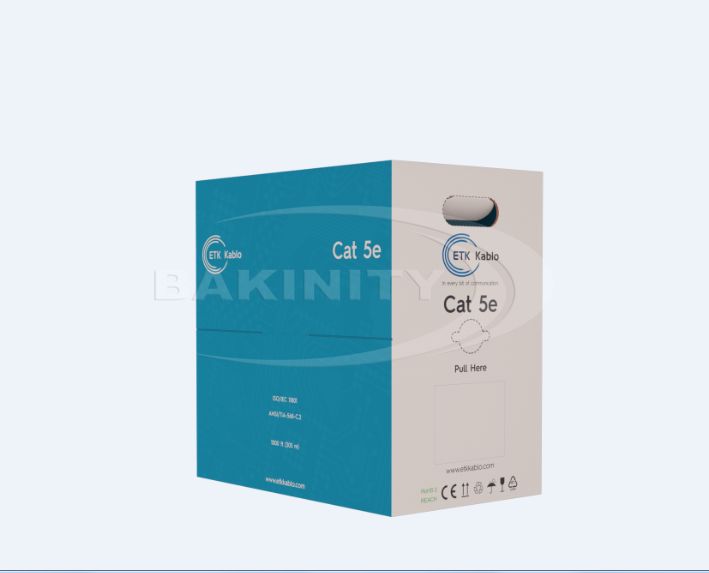 Lan kabel ETK Kablo Cat 5e U/utp PVC 305m — Kabel və naqillər, Bakı (2)