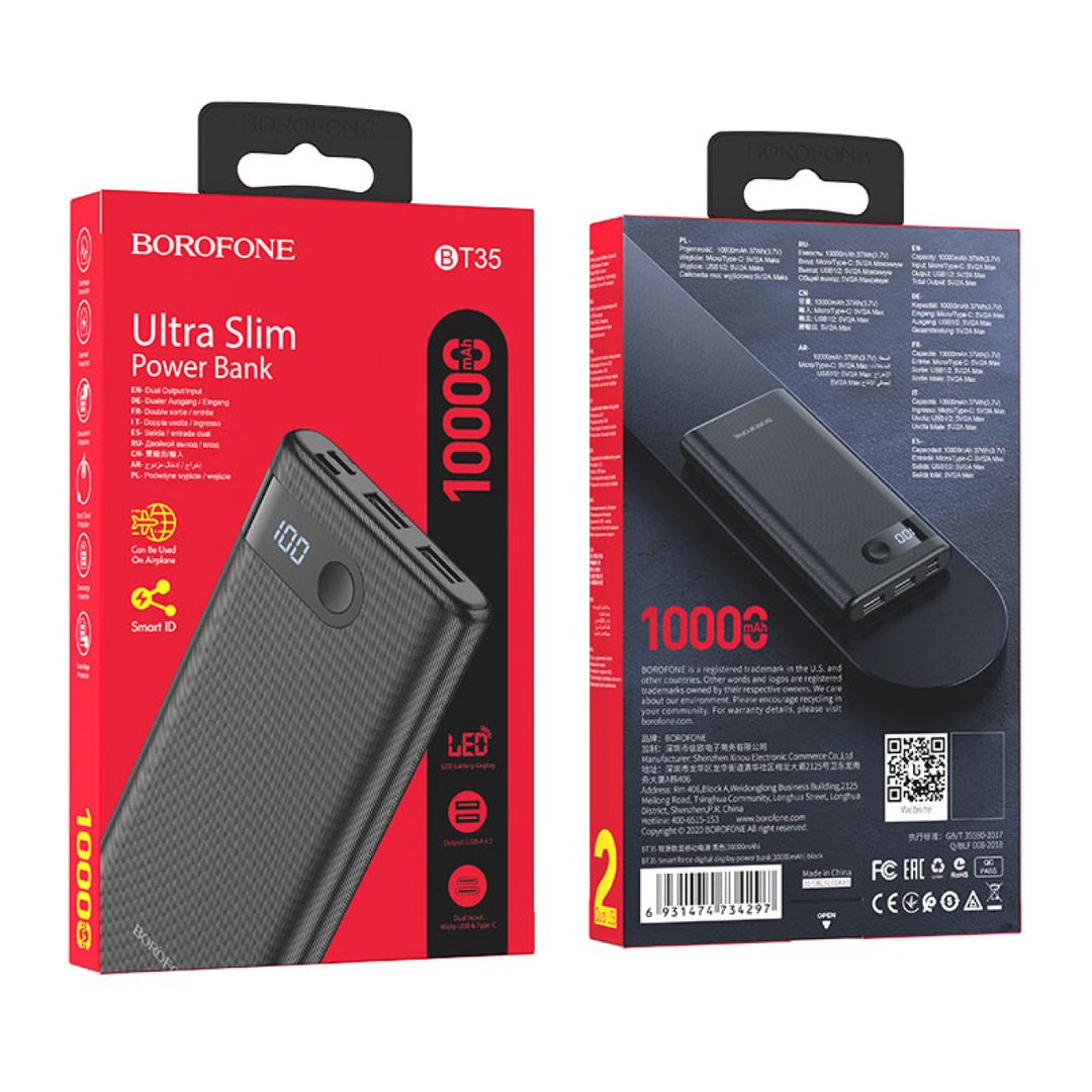 Portativ batareya BT35 Smart force 10000mAh powbank002 — Telefonlar və qadjetlər, Bakı (3)