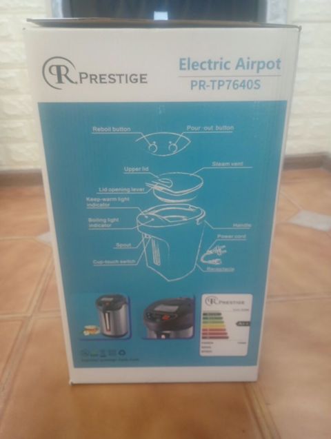 Prestige Electric Airpot PR-TP7640S - Güc: 750 W - Temperatura — 130 ₼ · Bakı · Elektrik çaydanları və termoslar Prestige Electric Airpot PR-TP7640S - Güc: 750 W - Temperatura — Bakı