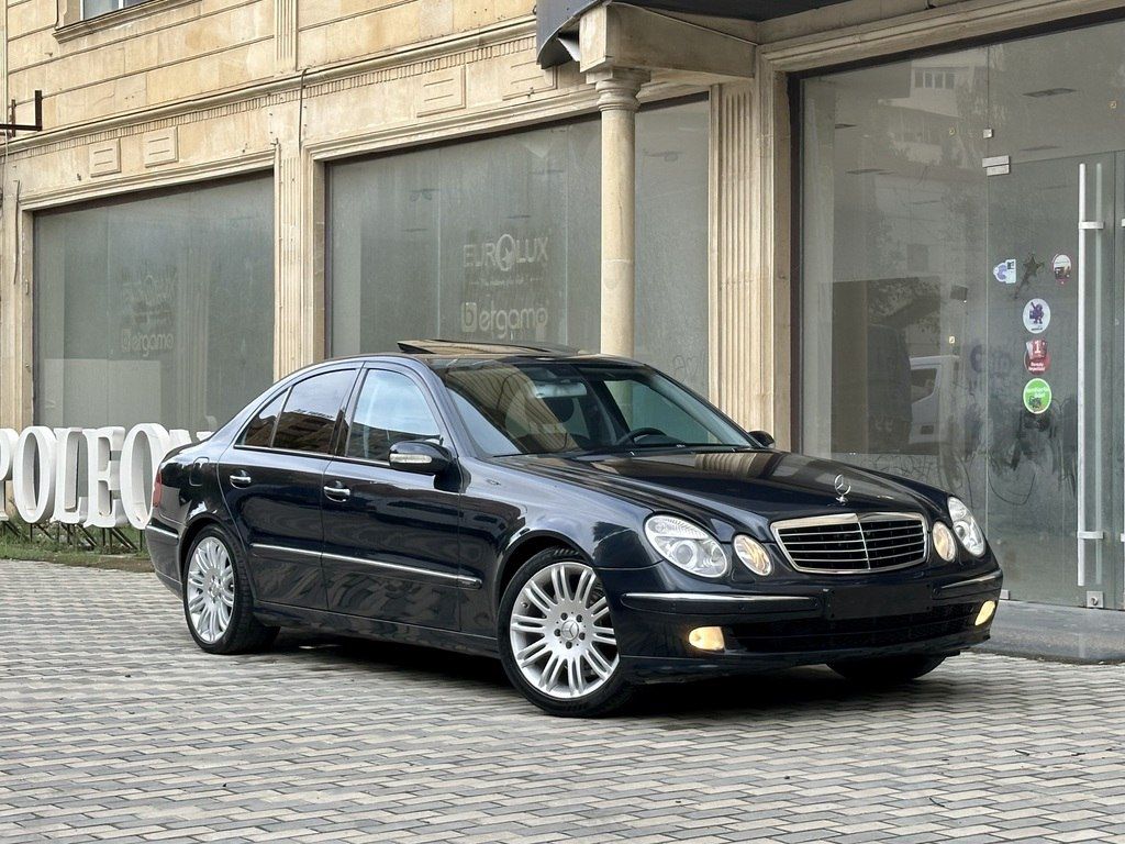 Mercedes E 220, 2.2 L, 2002 il, 304 000 km — Avtomobillər, Bakı (5)