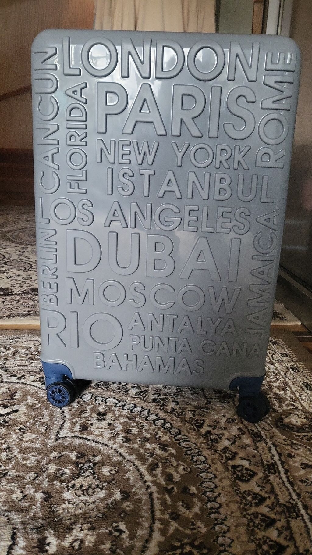 Sərt korpuslu təkərli çamadan dəsti - Material: sərt plastik korpus — Çamadanlar, Bakı (7)
