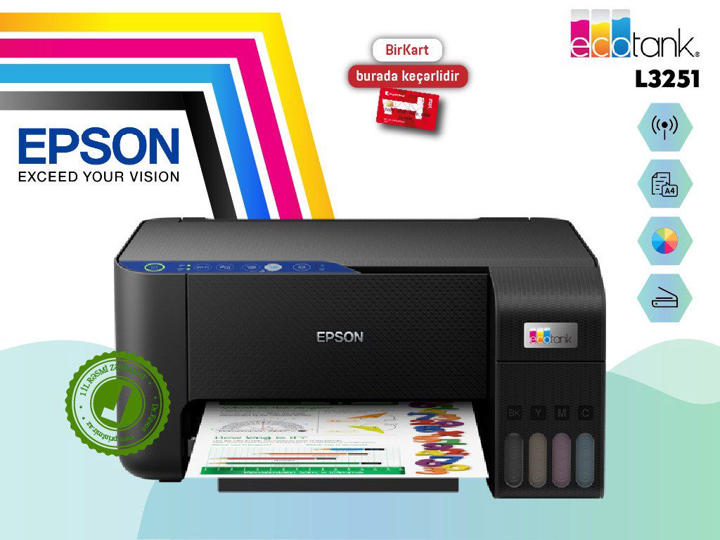 Printer "Epson 3251" — Ofis texnikası və istehlak malları, Bakı