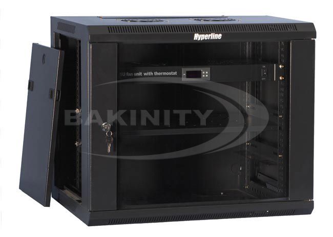 Hyperline TWM Шкаф настенный 19-дюймовый 18U 600x450 — Server avadanlıqları, Bakı (3)