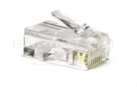 Hyperline PLUG-8P8C-U-C6-100 RJ-45(8P8C) Cat 6 (100 ədəd) — Bakı