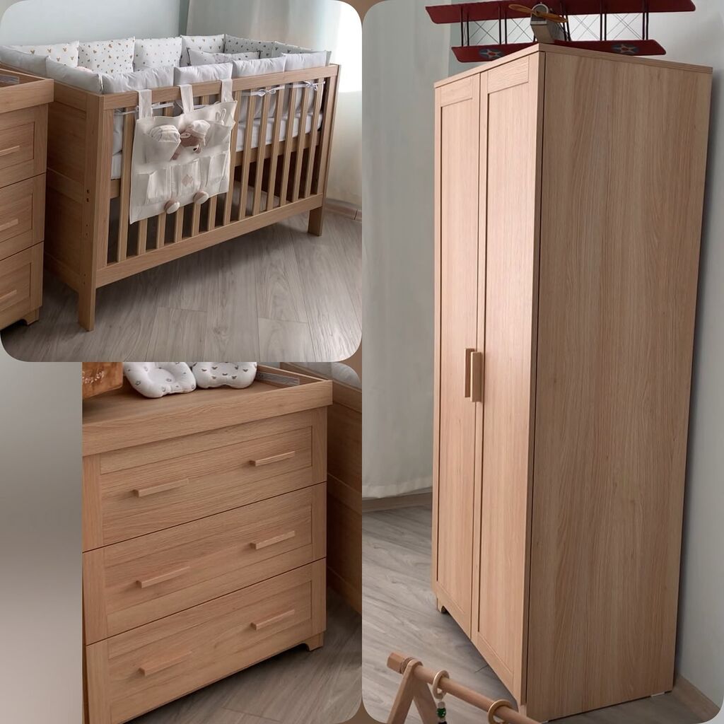 Mothercare mebel 450 azn satilir 1 krovat 1 matras wkaf ve — Mebel, Bakı