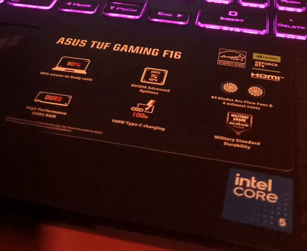 İşlənmiş ASUS TUF Gaming, 16 Intel Core i5, 512 GB, Ünvandan götürmə, Pulsuz çatdırılma — Asus, Xırdalan (2)