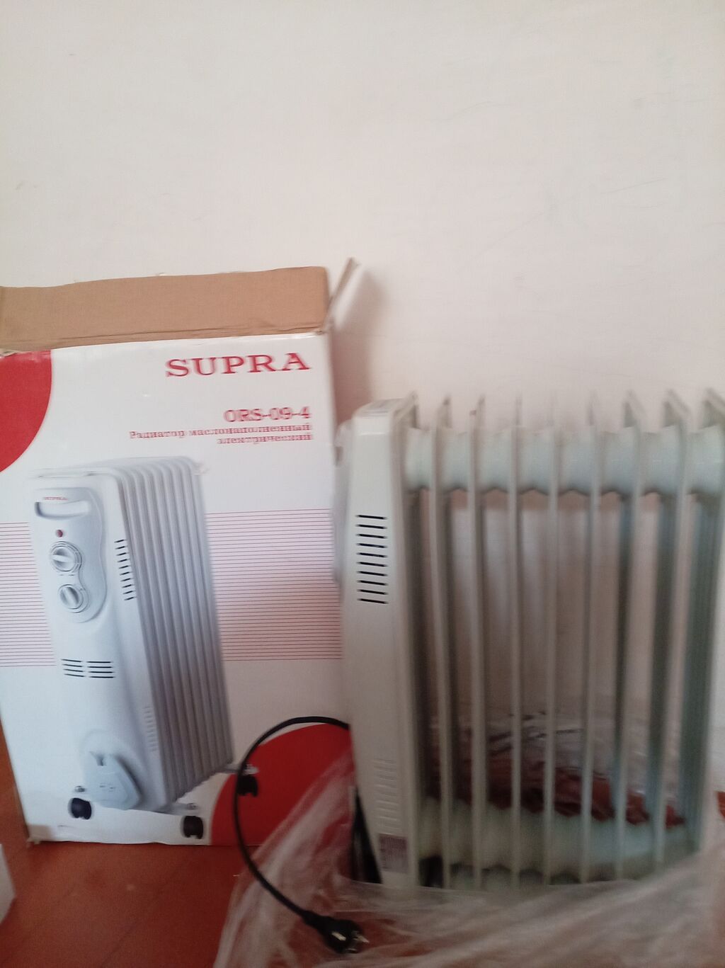 Supra ORS-09-4 yağla doldurulan elektrik radiatoru - Yağ radiatoru, 9 — Isıtıcılar və isı ventilatorları, Bakı (3)