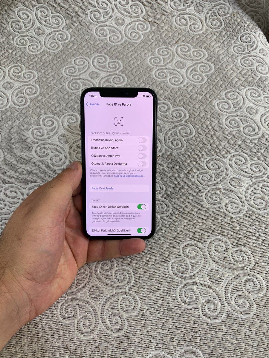 Apple iPhone X Space Gray 64GB/3GB — Smartfonlar, Bakı (4)