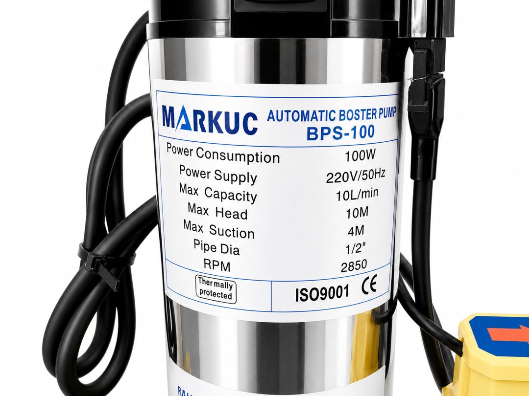 Səthi nasos Markuc BPS100 1.0-1199, Mərkəzdənqaçma, 100 Vt, 10 m, 10 litr/dəq — Mallar, Bakı (3)