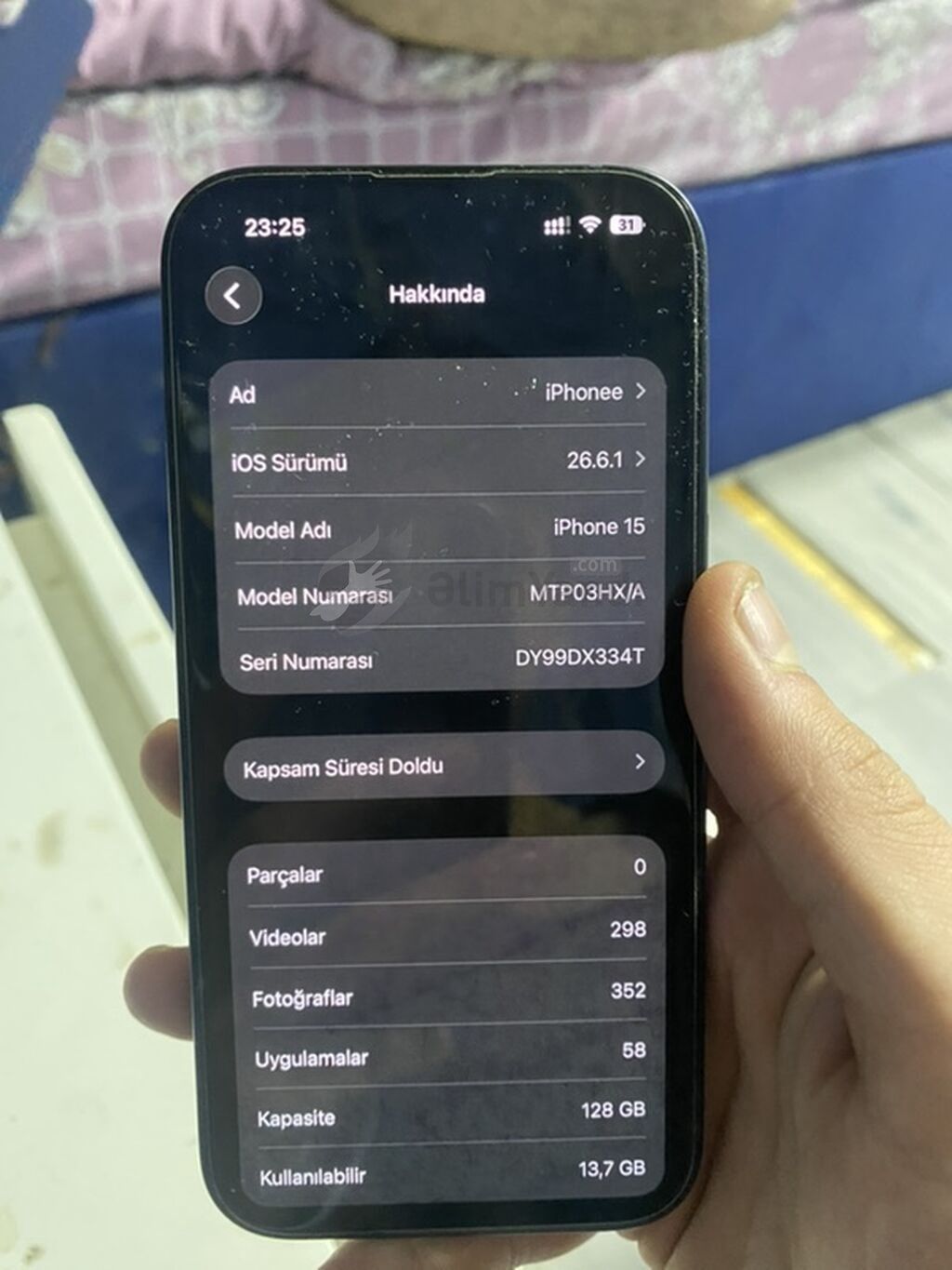 IPhone 15, 128 GB, Qara, Simsiz şarj — Elektronika, Bakı (3)