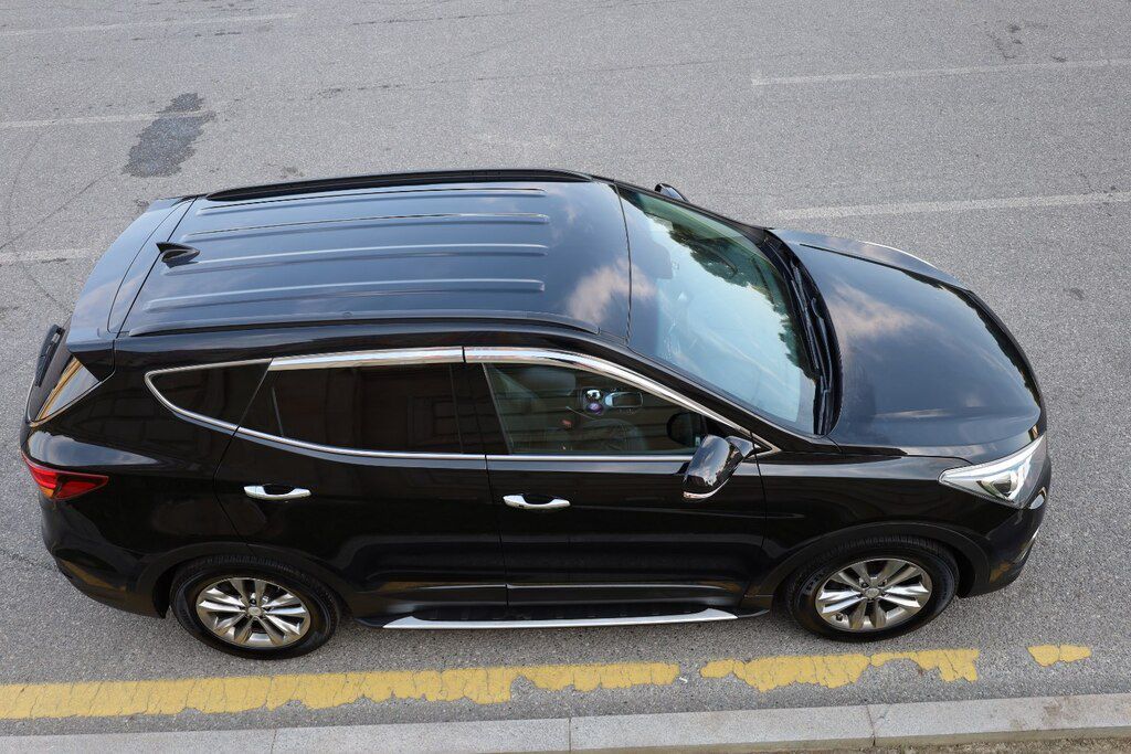 Hyundai Santa Fe, 2.0 L, 2017 il, 201 225 km 88-DM-758 — Avtomobillər, Bakı (3)