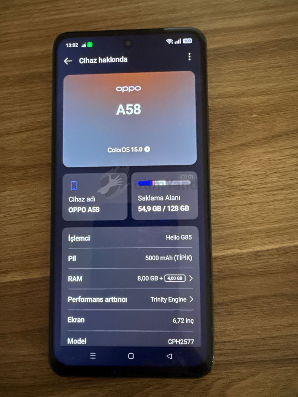 Oppo A58 4G, İki sim kartlı, Barmaq izi, Face ID — Elektronika, Bakı (3)