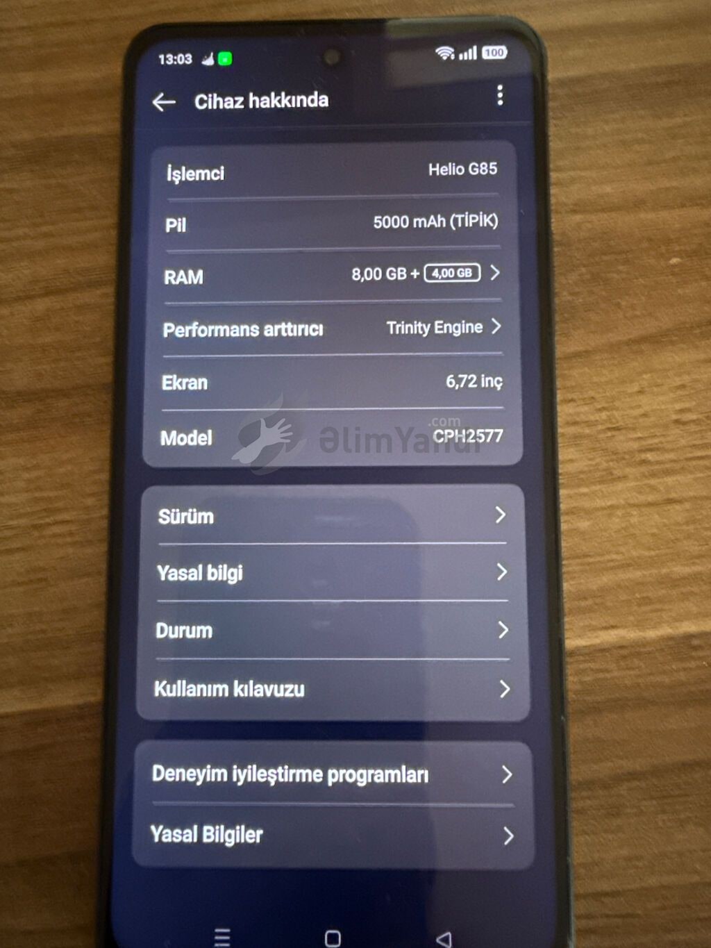 Oppo A58 4G, İki sim kartlı, Barmaq izi, Face ID — Elektronika, Bakı (4)