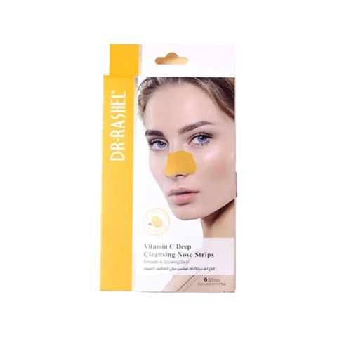 Qara nöqtələrə qarşı maska-plastır Dr.Rashel Deep Cleansing Nose Strips with Vitamin C 6 əd — Bakı