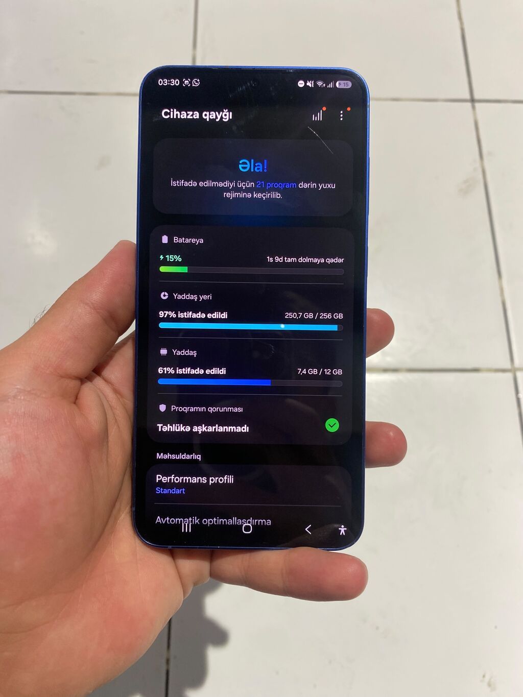 Samsung Galaxy S25 Plus, 256 GB, İki sim kartlı — Samsung, Bakı (2)