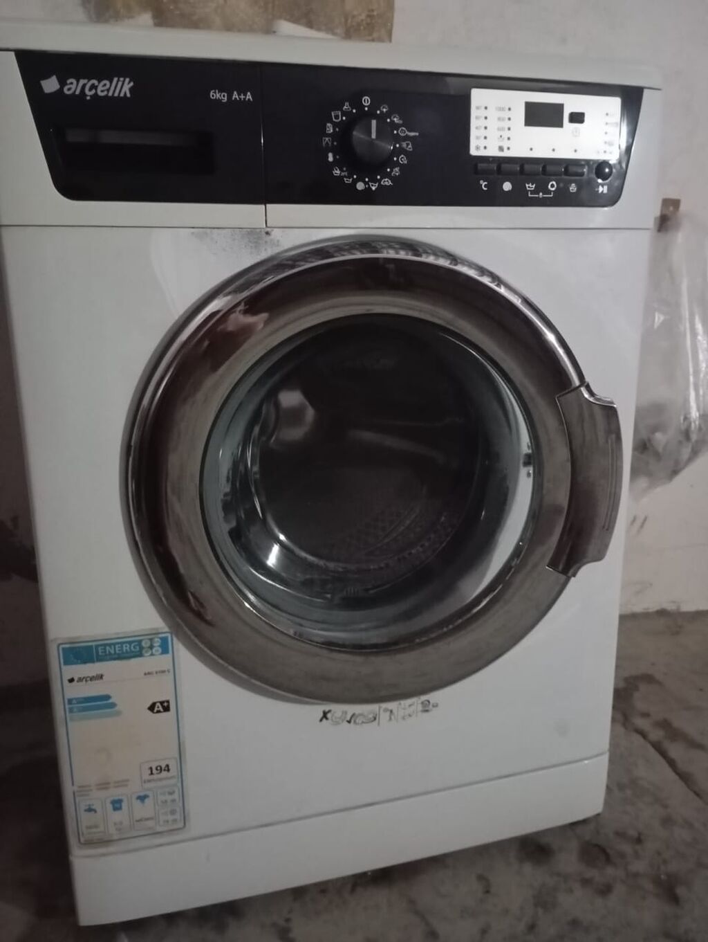 Paltaryuyan maşın 6 kq, İşlənmiş, Avtomat, Qurutmasız — Çamaşır maşınları, Bakı (5)