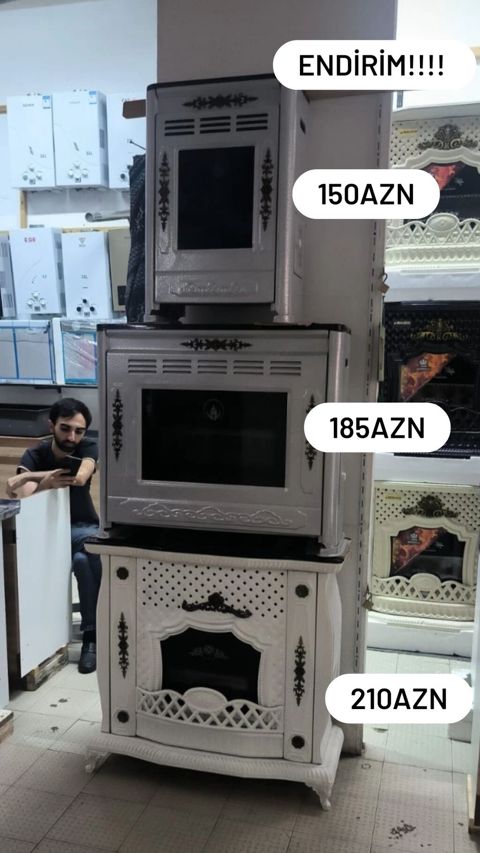 Endirim Sobax-üslubda bərk yanacaq sobaları - Kompakt model – 150 — Saray