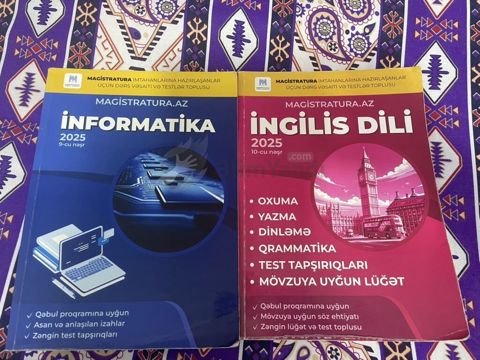 Satılır Magistratura kitabları (İngilis dili, İnform — 25 ₼ · Bakı · Kitablar Satılır Magistratura kitabları (İngilis dili, İnform — Bakı