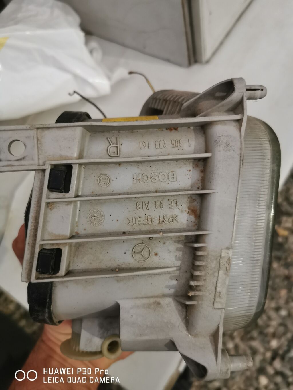 Komplekt, Duman əleyhinə faralar, Mercedes-Benz, 1999 il, Orijinal, Almaniya, İşlənmiş — Avtomobil işığı, Sumqayıt (4)