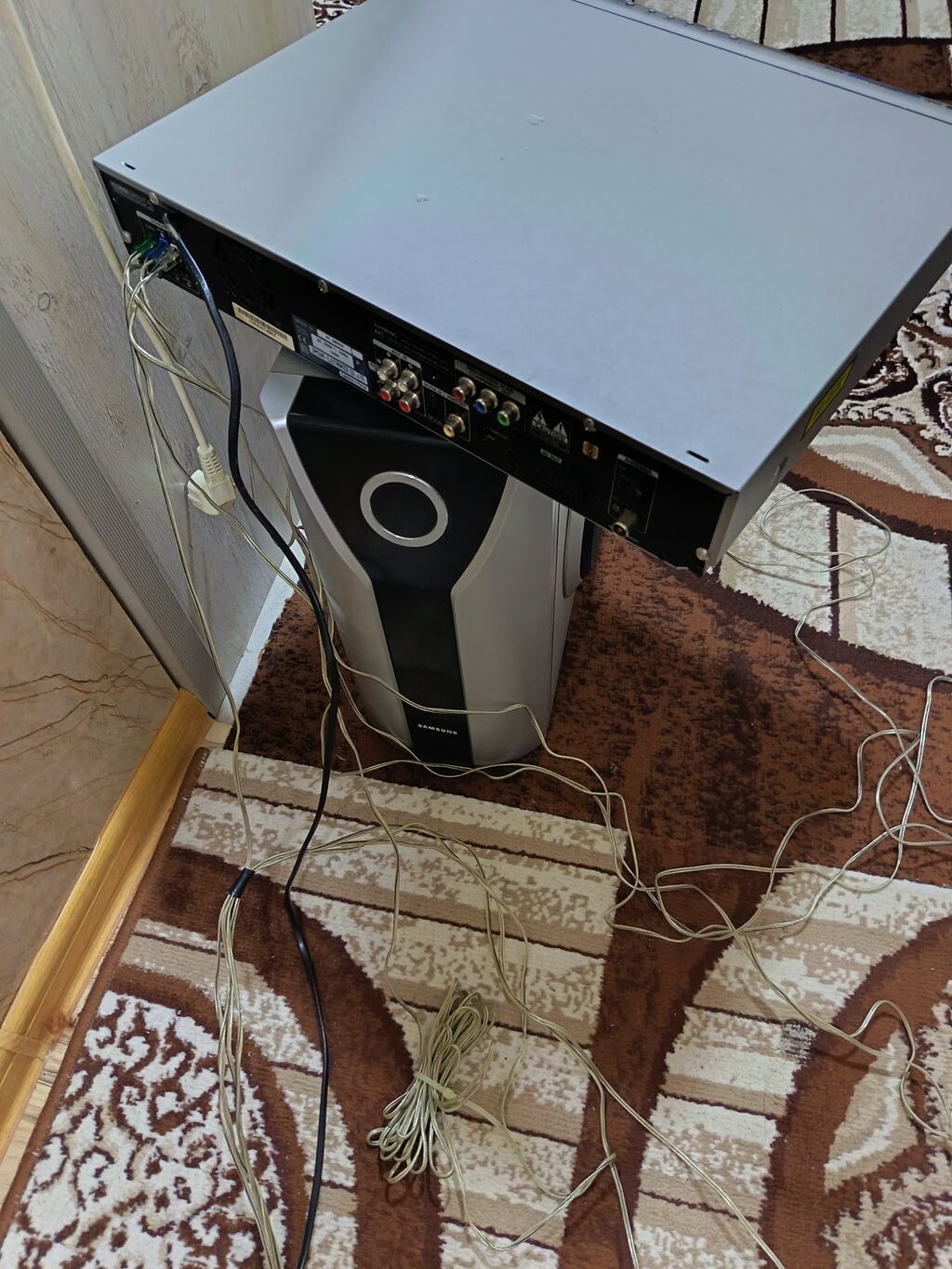 Samsung ev kinoteatrı komplekti - Model: Samsung DVD receiver + 5.1 — Akustik sistemlər, Mehdiabad (2)