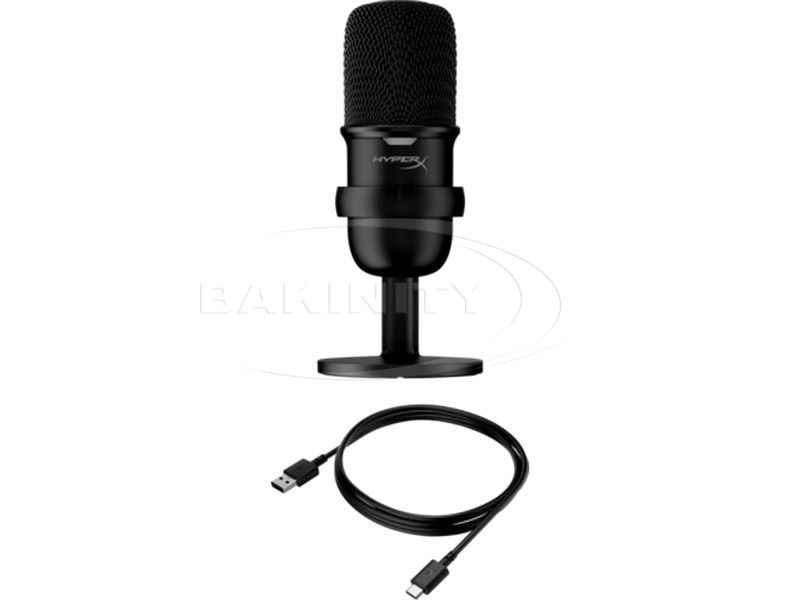 Mikrofon HyperX SoloCast – USB Gaming (HMIS1X-XX-BK/G) / 4P5P8AA — Kompüterlər və noutbuklar, Bakı (2)